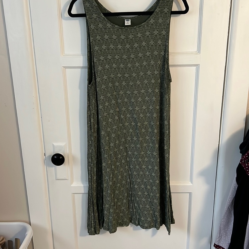 Green Printed Dress